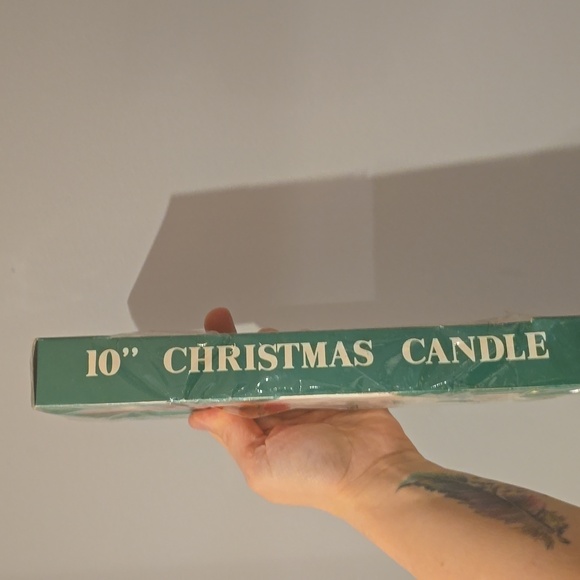 Vintage Snowman Pair of Christmas Candles - Picture 5 of 5